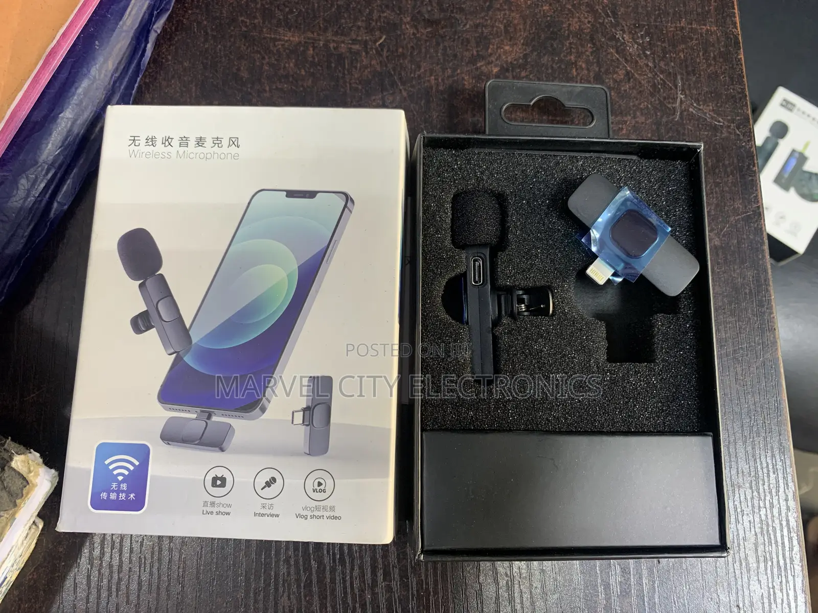 Single Wireless Microphone For iPhone