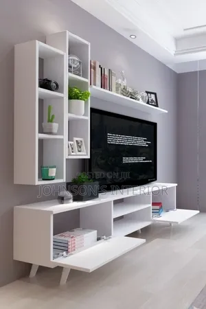 TV Media Unit With Storage