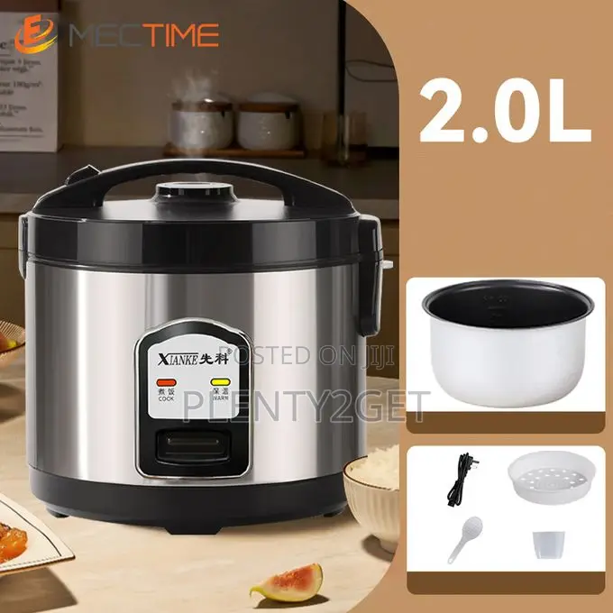 Stainless Steel Rice Cooker With Steamer - 400w - 2l don siyarwa ...