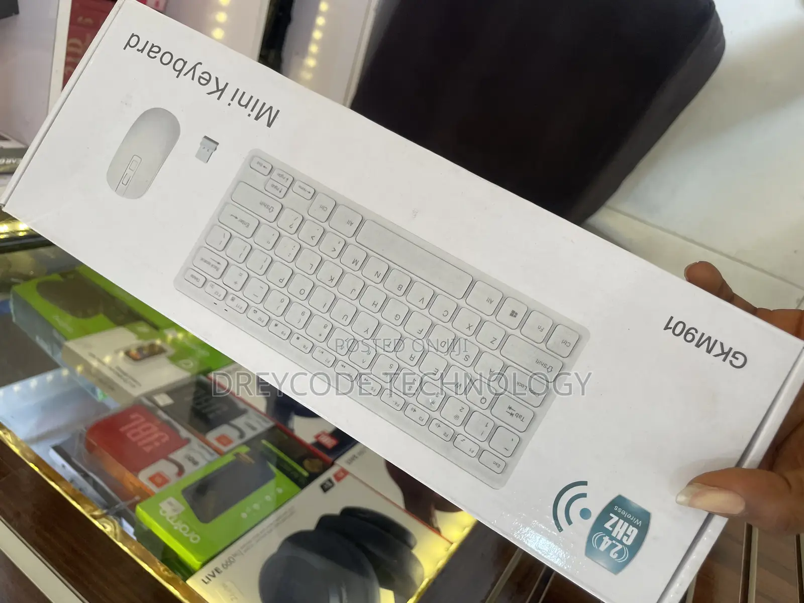 Wireless Mini Keyboard With Mouse
