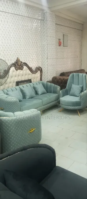 Elegant Tea Blue Sofa