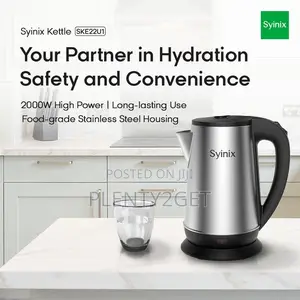 Syinix 2.2l Electric Kettle - Silver