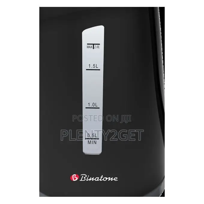 Binatone 2 Litres (Cej-2005) Electric Jug Kettle - Black
