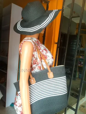 Luxurious Beautiful Beach Hat and Bag