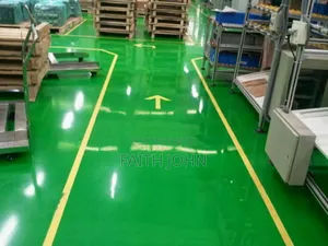 Greenish Epoxy Flooring