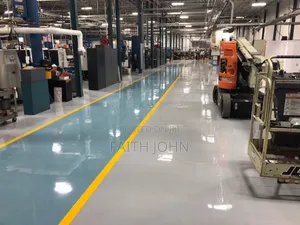 Greenish Epoxy Flooring