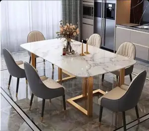 Top Quality 6 Seater Marble Dining Set