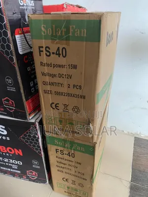 Bona Solar Fan Ac/Dc