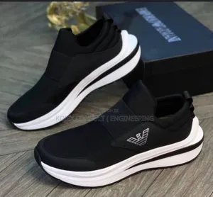 Unisex Black/Blue Sneakers