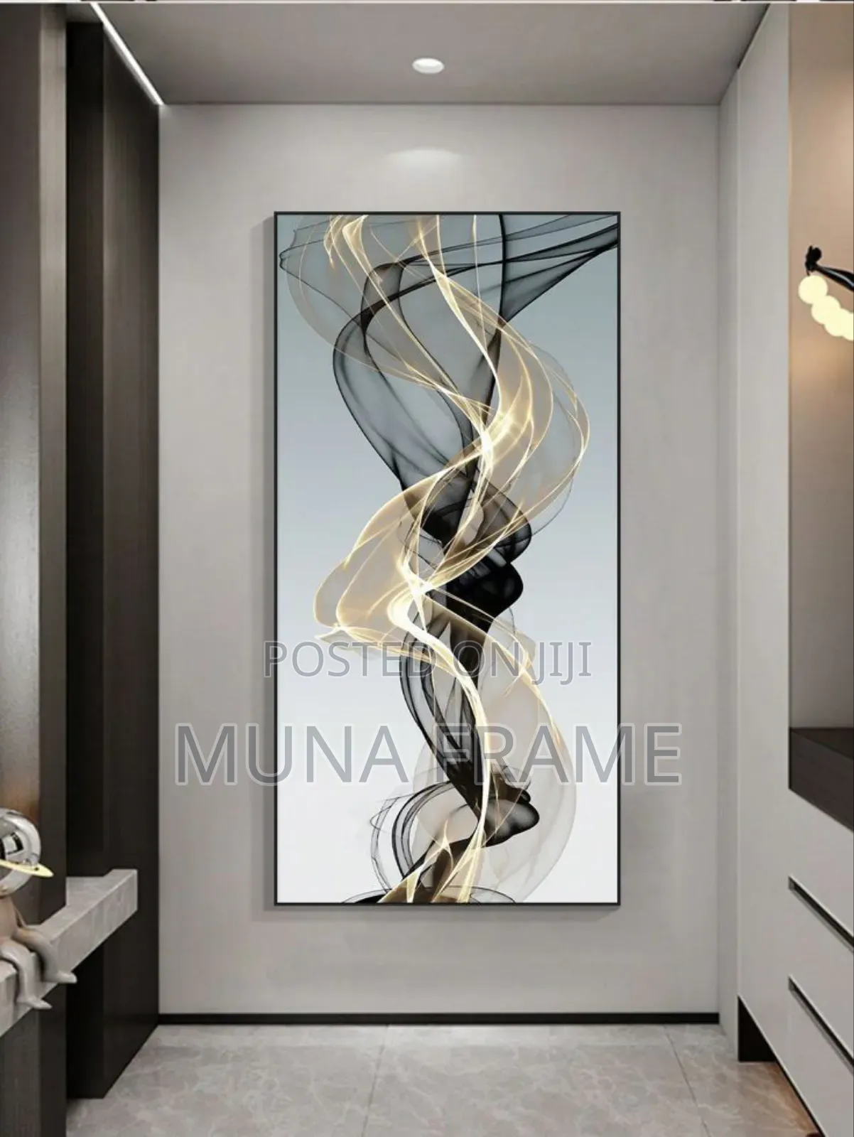 30by76 Inches Wall Design Artwork Acrylic Frame