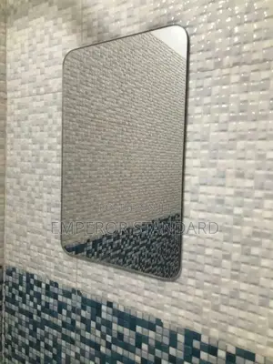 Luxury Square Decor Plain Wall Home Bathroom Mirror (Round)