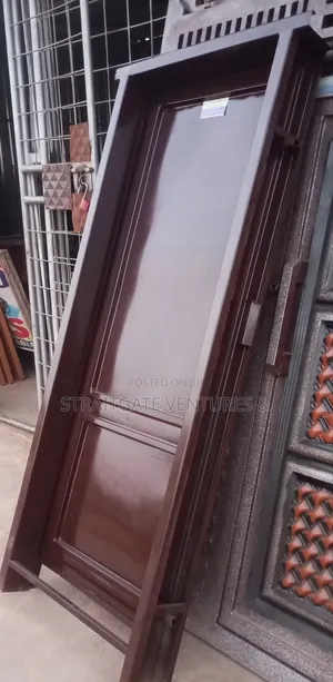 Plain Woodgrain Iron Door