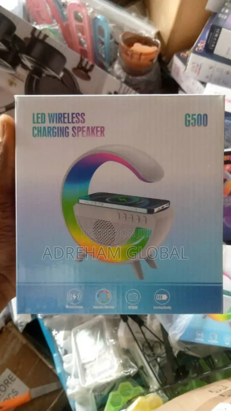G500 Led Wireless Charging Speaker