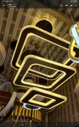 Modern Rectangular Quality Led Chandelier Pendant Light
