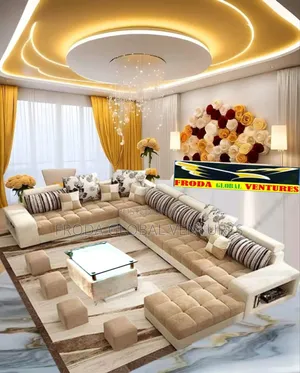 Promo Sales: 9 Seaters U-Shape Sofa,Chairs,Table and Stools. Aga01