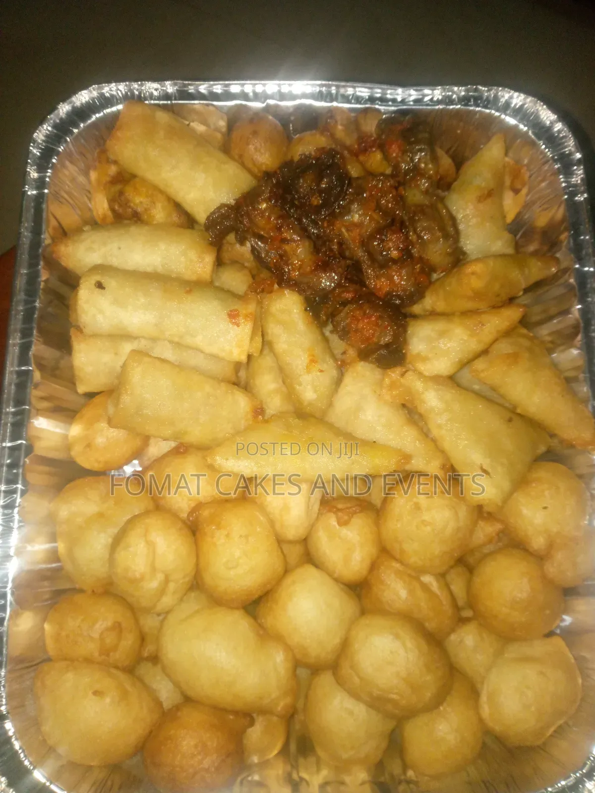 Milky Doughnut and Small Chops