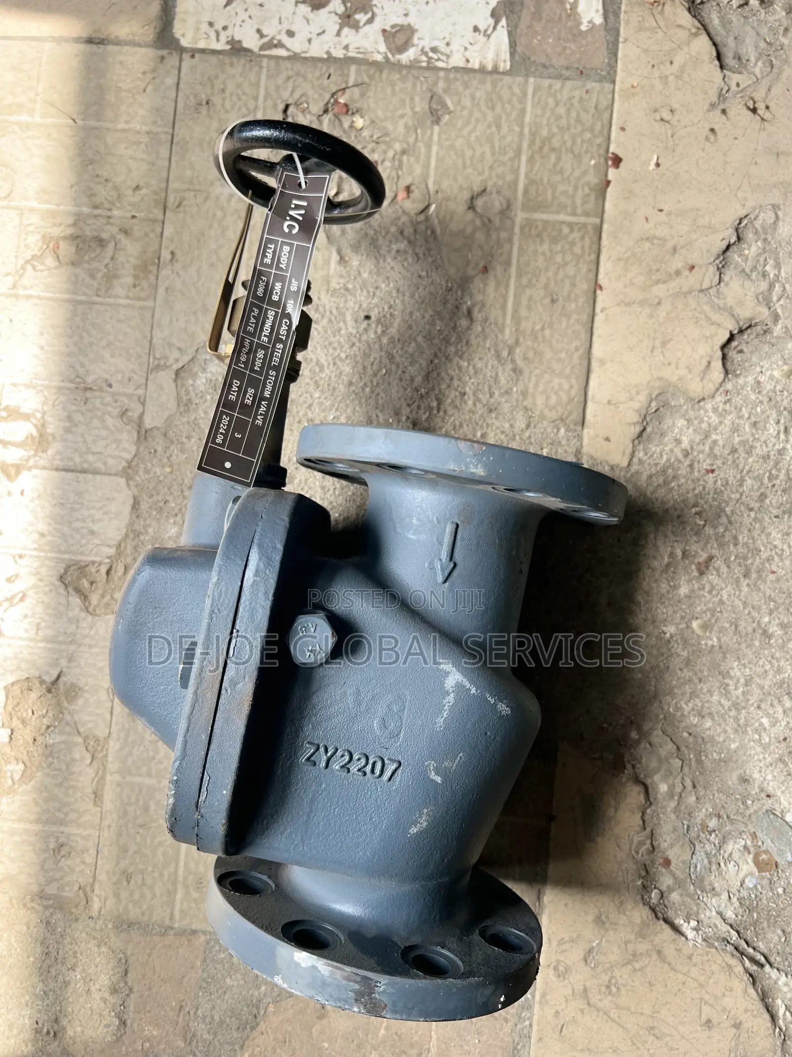 Storm Valve 80 Vertical Type