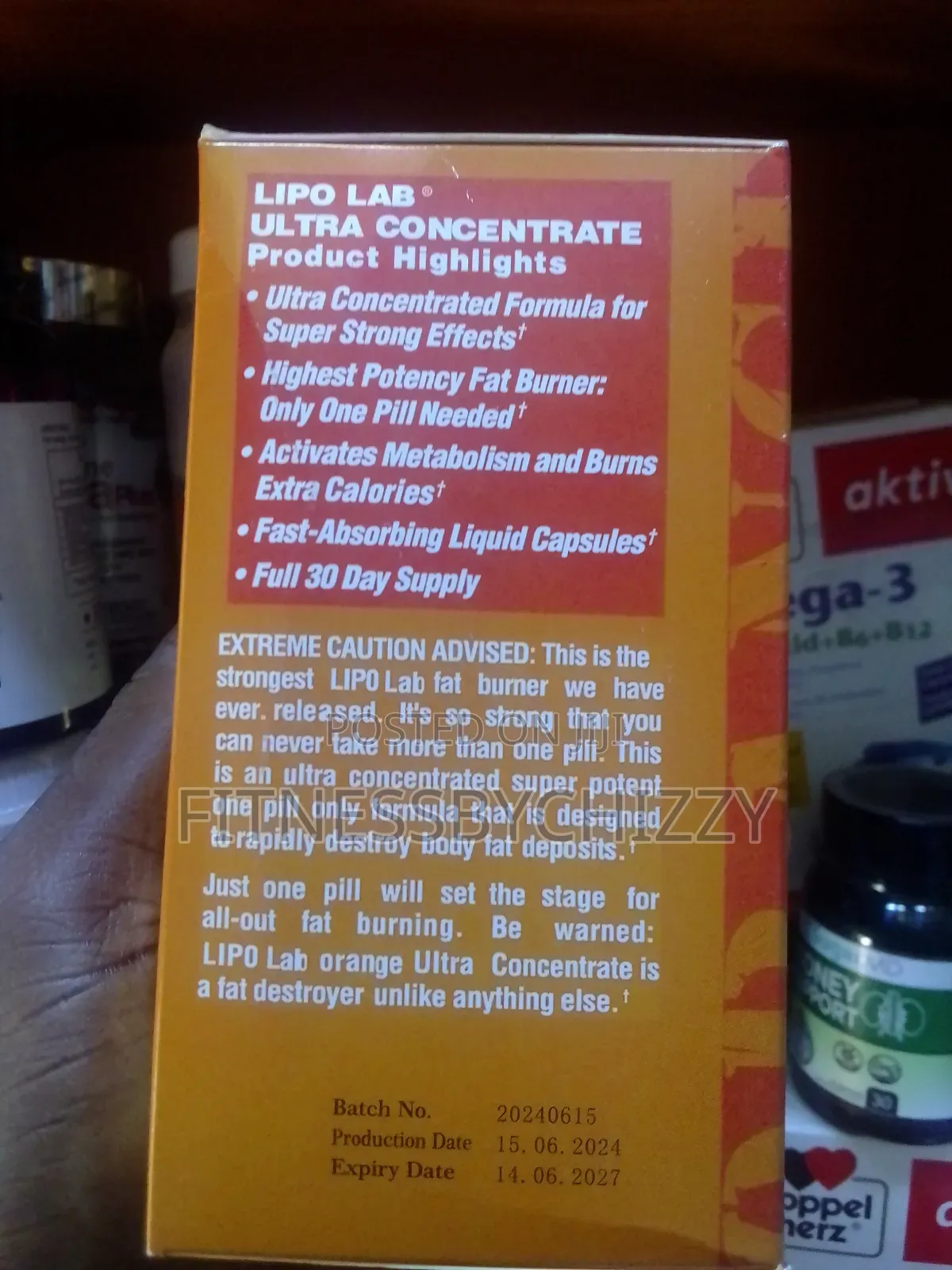 Lipo Ultra Concentrate Fat Destroyer X 60 Caps