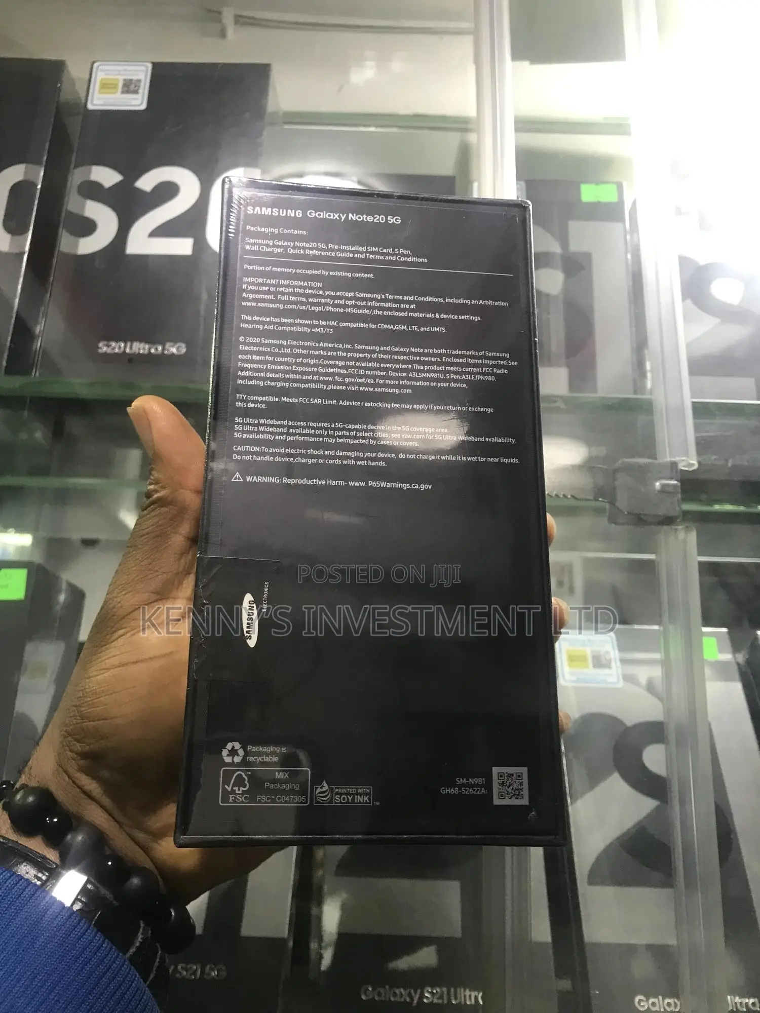 New Samsung Galaxy Note 20 5G 256 GB Black