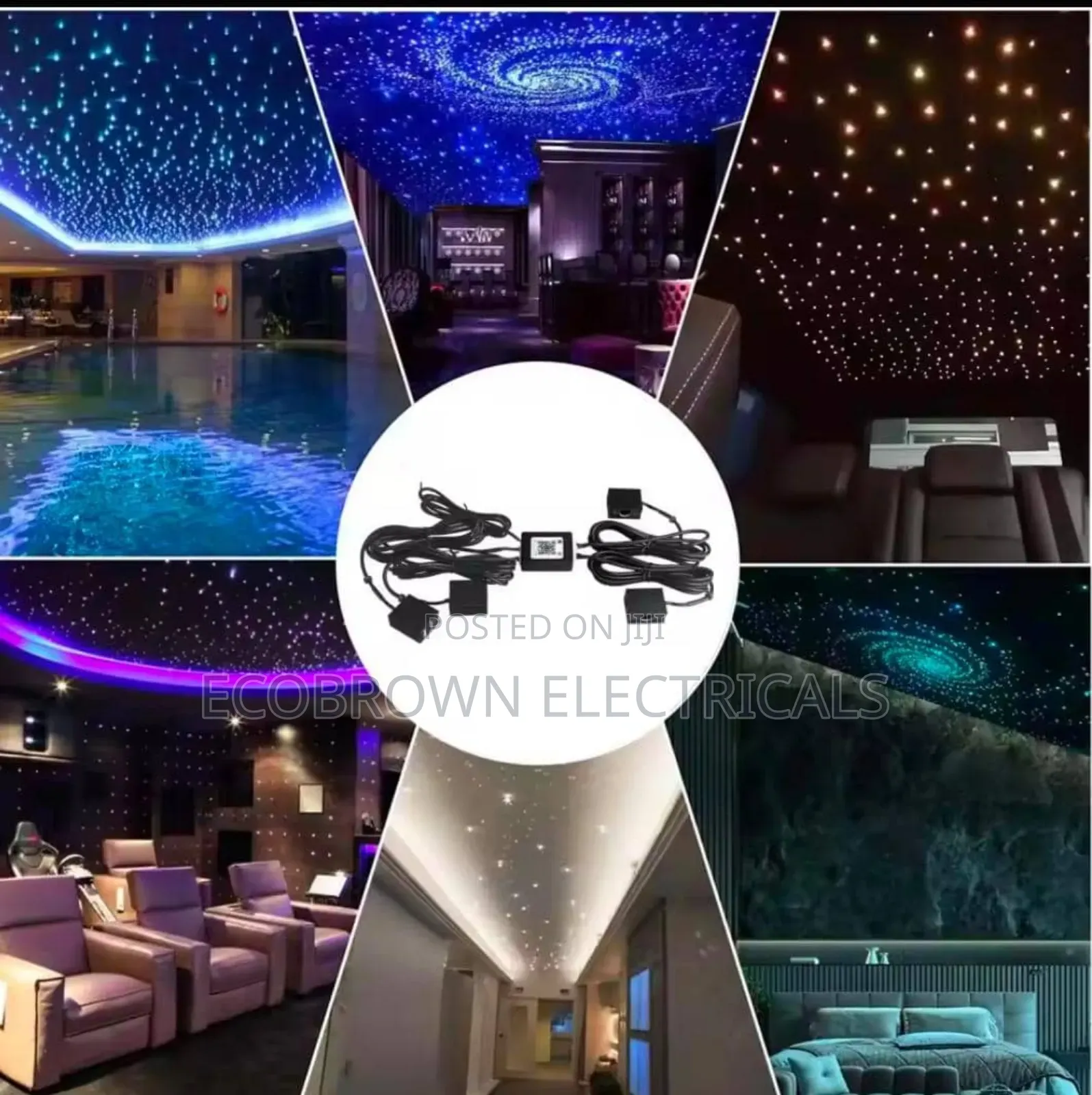 Cinema Atmosphere Ceiling Light Plastic Optical 3m LED Decor