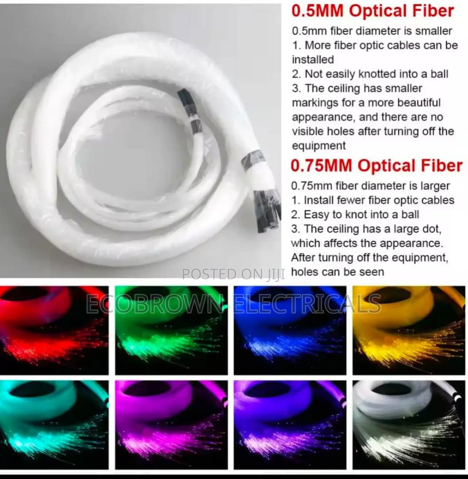 Cinema Atmosphere Ceiling Light Plastic Optical 3m LED Decor