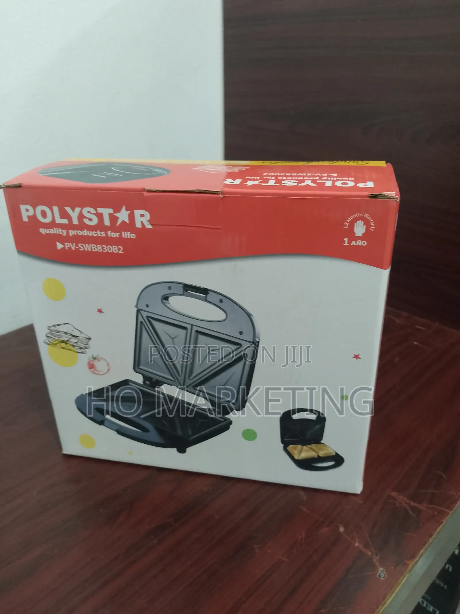 Polystar Working Surface Overheat Protection Sandwiich Maker