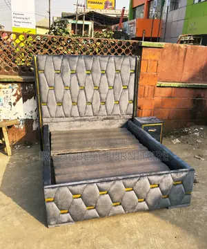 4.5 by 6 Wooden Padded HDF Bedframe of Majestic Quality
