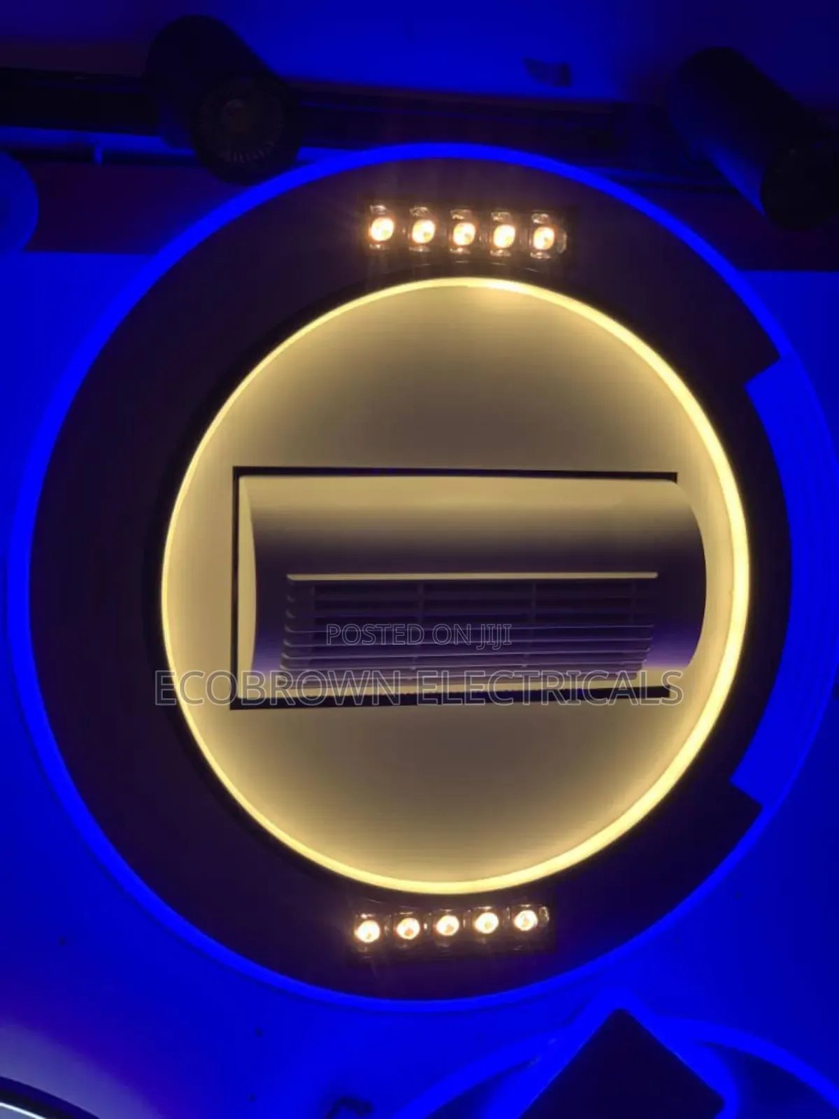 500mm Ceiling Chandelier With Fan Multiplayer Color