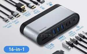 Baseus 16-in-1 Four Screen Multifunctional Type-C Hub