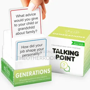 Talking Point Generations - Family Conversations Card Deck