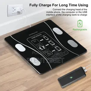Multi-Functional Rechargeble BT Intelligent Weight Scale