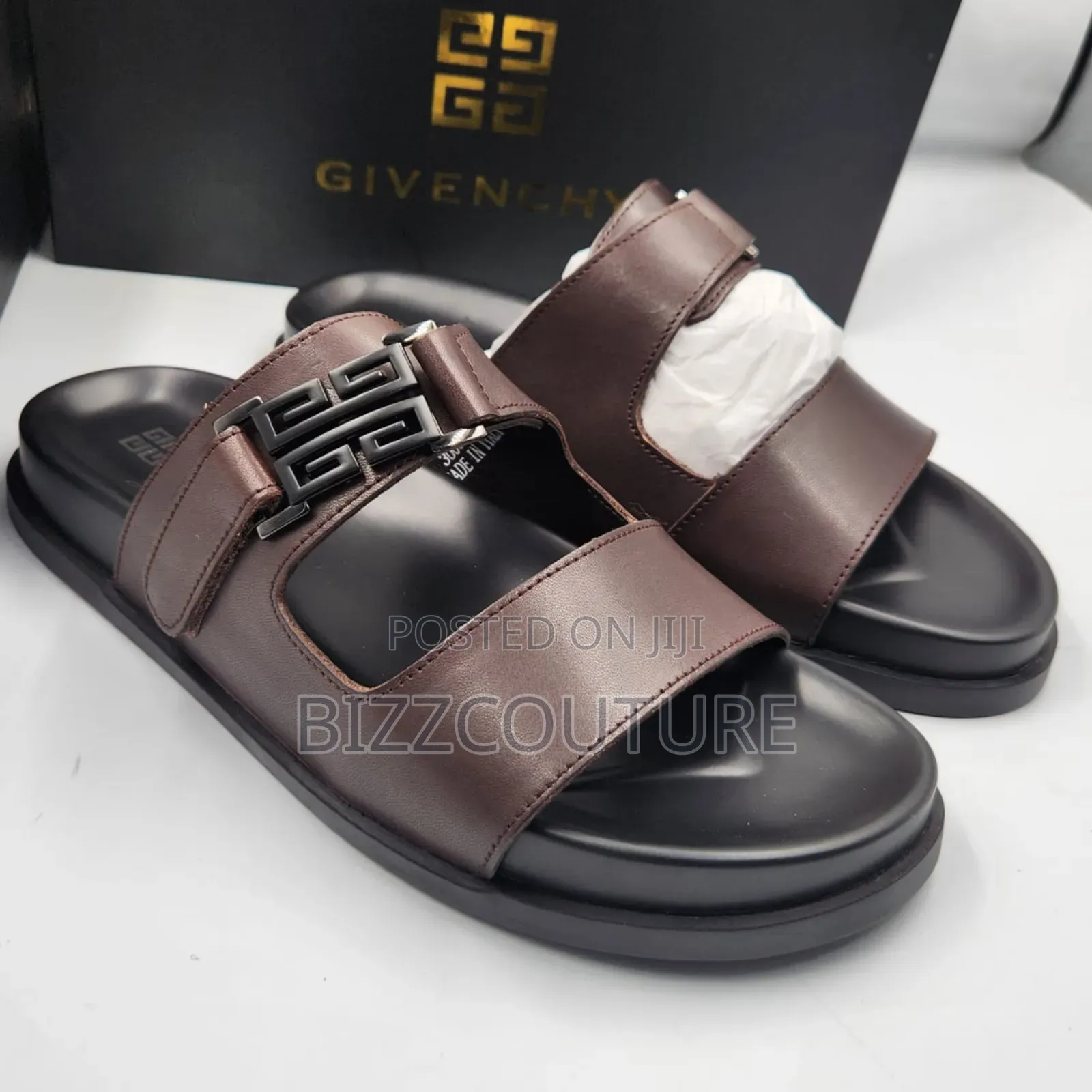 Original Givenchy Leather Slippers Available in Store
