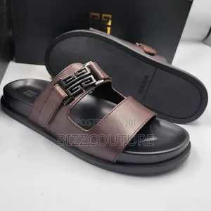 Original Givenchy Leather Slippers Available in Store