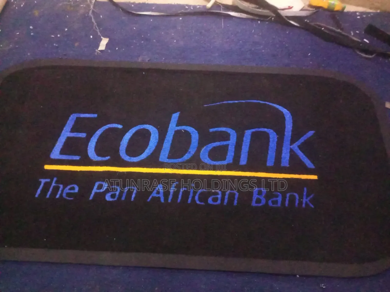Highly Technical Hand Made Customized Carpet Logo