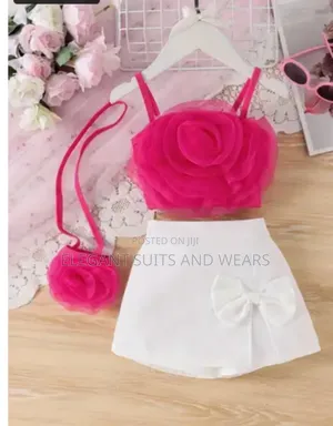 Casual Skirt And Blouse - Girls