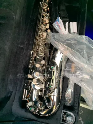Yamaha Silver Alto Saxophone With Accessories