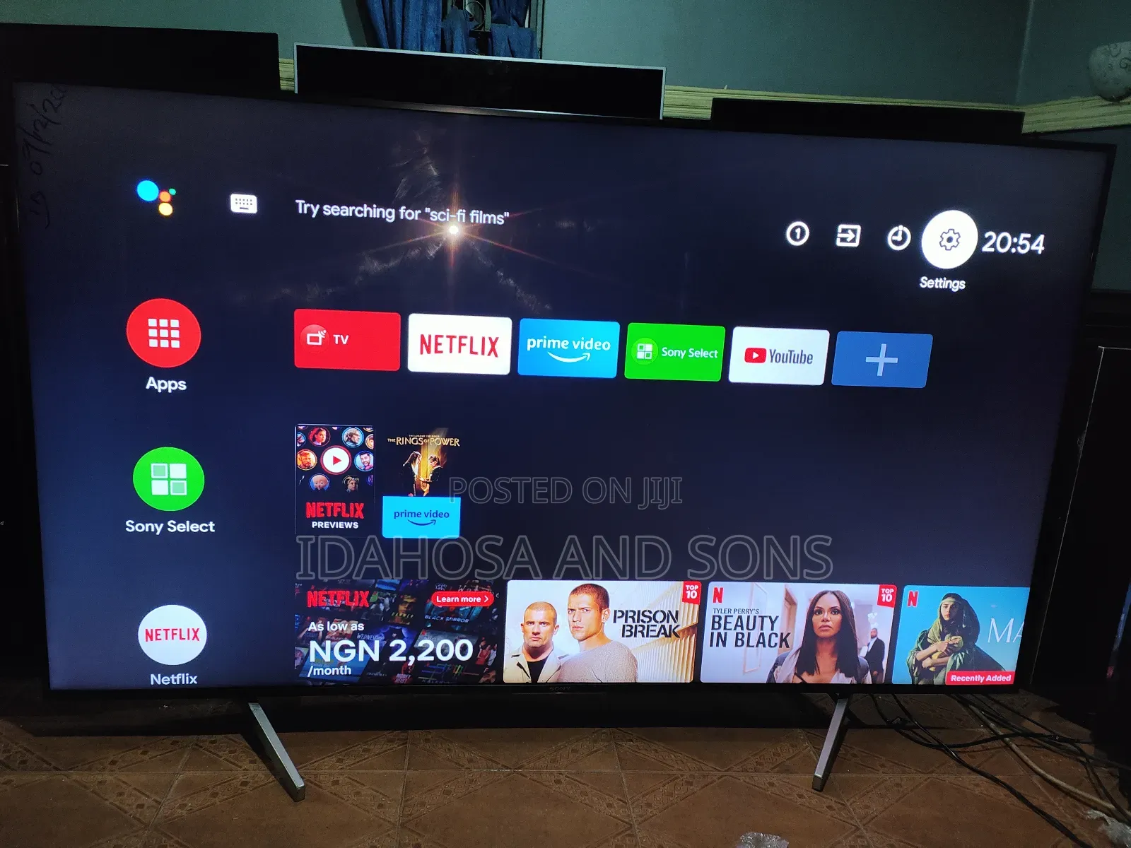 65inchs Sony Android Ultra Uhd Smart Tv