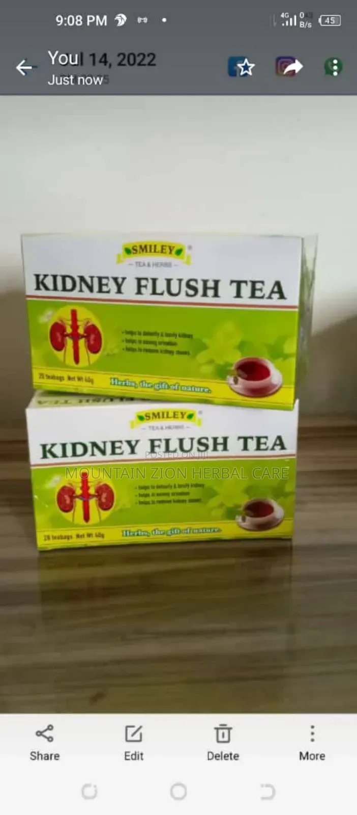 Kidney Flush Tea