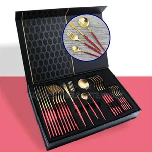 24pcs Cutlery Set Available in These 3 Colours