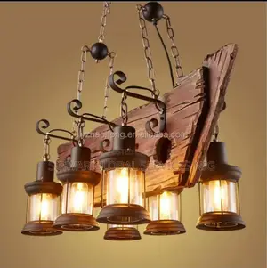 Wooden Dropping Chandelier