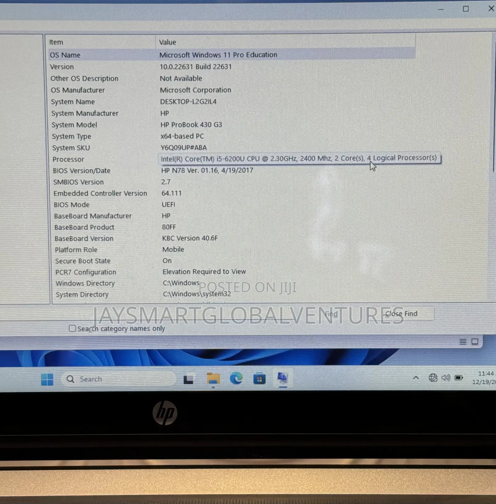 Laptop HP 430 G3 4GB Intel Core i5 SSD 128GB
