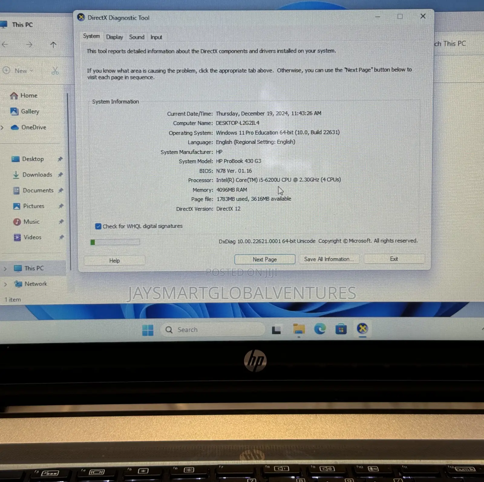 Laptop HP 430 G3 4GB Intel Core i5 SSD 128GB