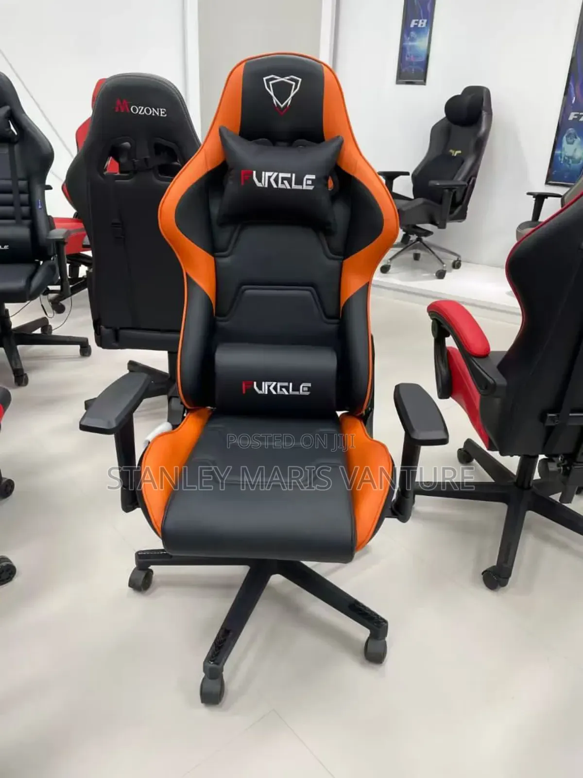 Ergonomic Gaming Chair Pro With Footrest