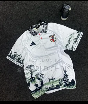 Japan Official Pre-Match White Polo Shirt