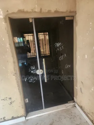 Ante Room Black Glass Door