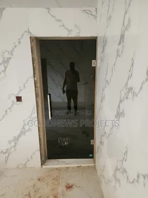Gray Kitchen Glass Door