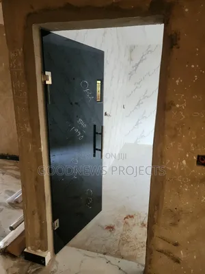 Gray Kitchen Glass Door