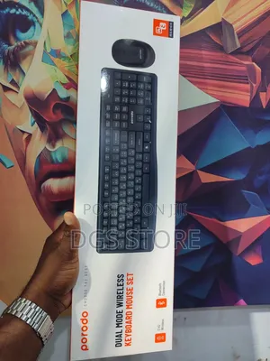Porodo Dual Mode Wireless Keyboard Mouse Set