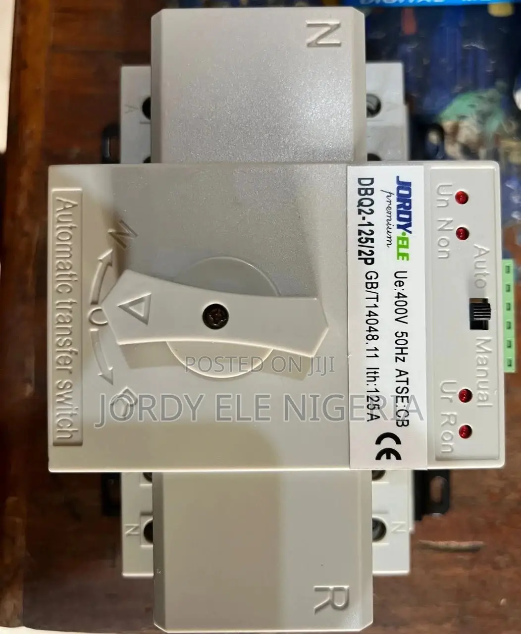 Japanese Quality 125A Automatic Changeover Switch 2pole
