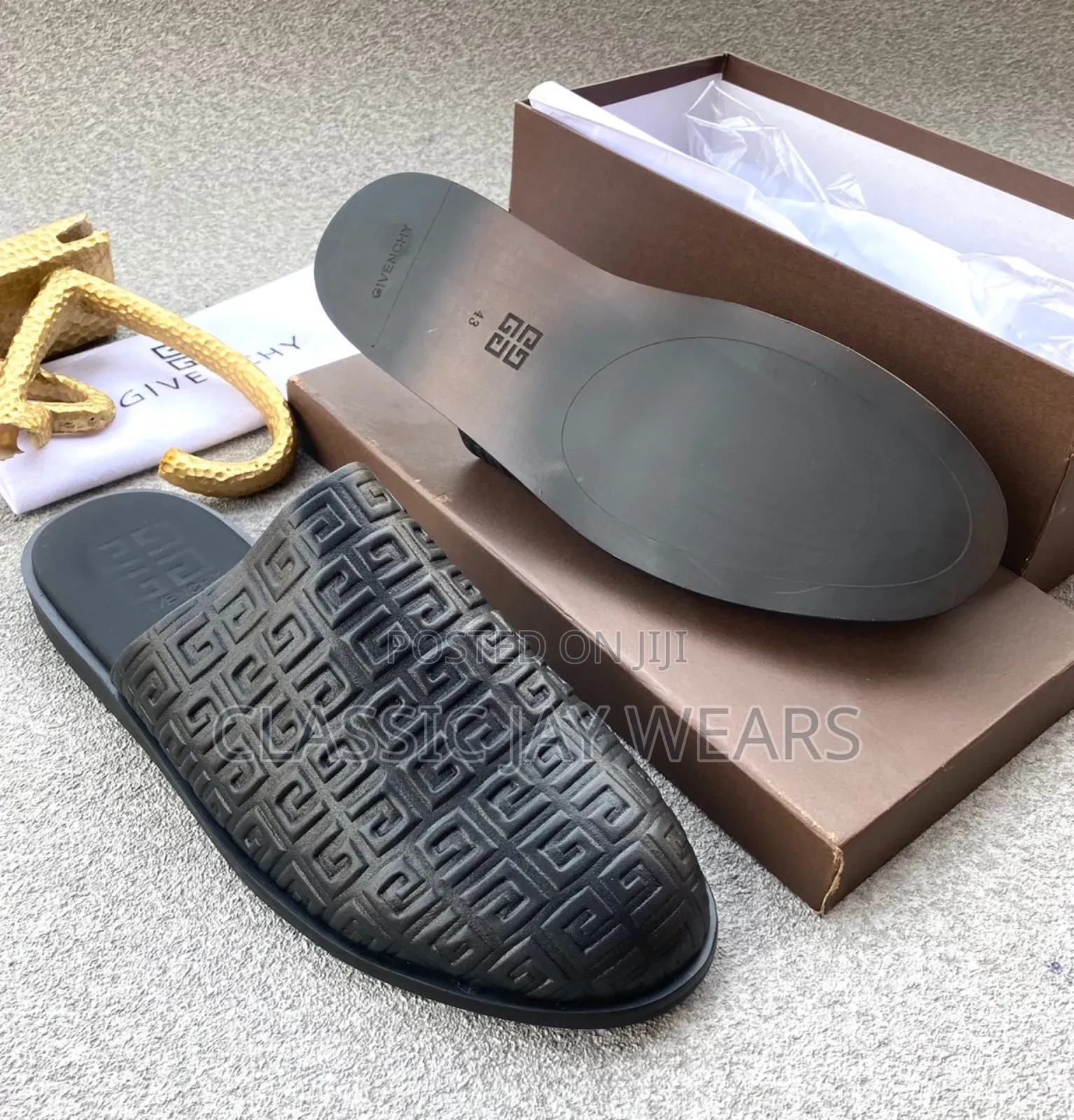 High Quality Givenchy Flat Half Shoe for Men